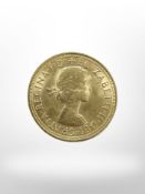 A Queen Elizabeth II gold full sovereign 1967