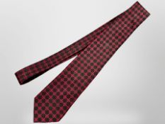 A gent's Hermès silk tie