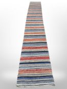 An eastern kilim runner,