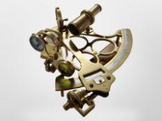 A Sestrel of London brass sextant