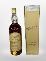 Glenfarclas 12 Years Old Single Malt Scotch Whisky, 1 litre, 43% vol, with card box.