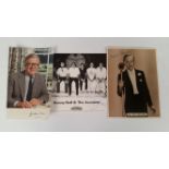 AUTOGRAPH, signed photo selection., inc. Ronnie Scott, Geoffrey Howe, Kenny Ball, Edmund