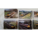 RAILWAY, postcards, British, mainly On-the-Line, from Class 03 to Deltics, duplication (some heavy),