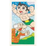 MENKO, Japanese game cards, mainly anime characters & scenes, medium, mixed backs, a few creased, FR