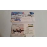 AVIATION, military signed first day commemorative covers, inc. N Beresford, D Gibson, B Nettleton, J