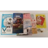 MIXED SPORT, selection, inc. football, horse racing, cricket; tickets, badges, brochures etc., about