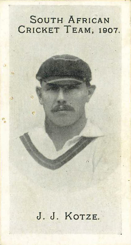 TADDY, South African Cricket Team 1907, Kotze, VG