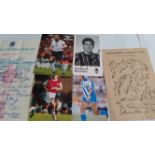 FOOTBALL, autograph selection, inc. Peter Shilton, John Spencer, Kit Symons, David Platt, Donato,