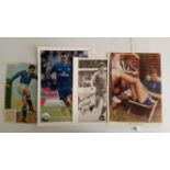 FOOTBALL, Chelsea player autographs, magazine & glossy photographs, inc. Peter Osgood, Nigel