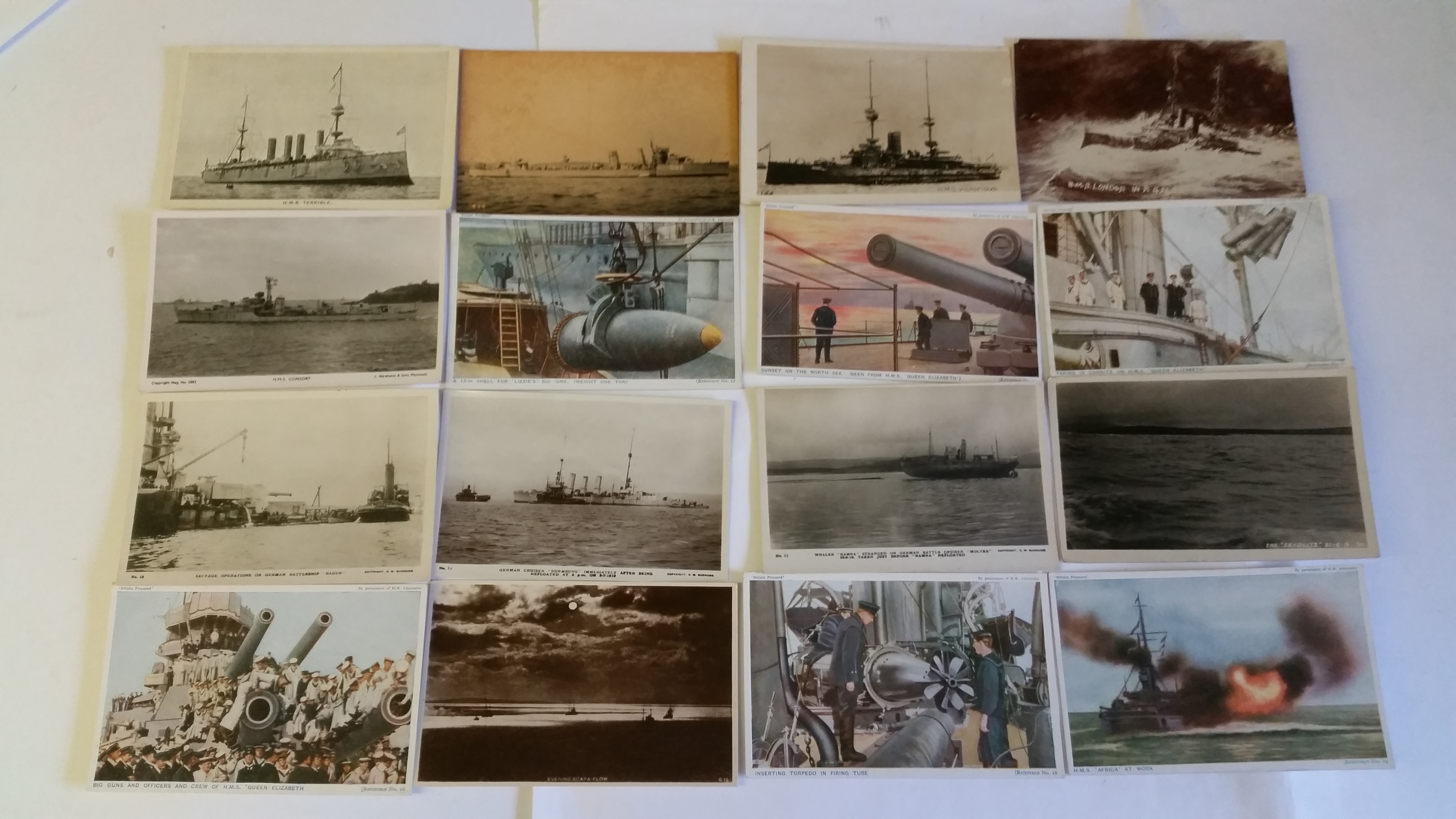 NAVY, postcard selection, inc. Seward, Tuck, Salmon, Faulkner, Johnson & Logan, Mack, Scopes, Gale & - Image 2 of 6