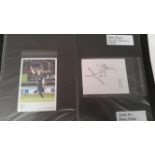 CRICKET, signed cards & photographs by England and Australian Internationals, inc. Cook, Strauss,