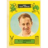 A. & B.C., Cricketers (1959), complete, extra-large, G to EX, 48