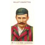 WILLS, Cricketers (1908), complete, small S with variations for nos. 5 & 25, G to VG, 50 + 2