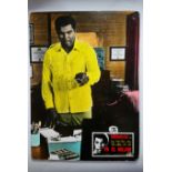 BOXING, Muhammad Ali, lobby card for The Greatest, showing Ali half-length wearing yellow shirt,