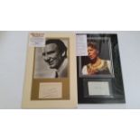 CLASSICAL MUSIC, signed cards etc., inc. Feodore Chaliapin, Janet Baker, Richard Tauber, Edward