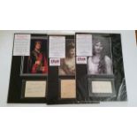 CLASSICAL MUSIC, signed cards etc., inc. Adelina Patti, Emma Albani, Boris Christoff & Kristen