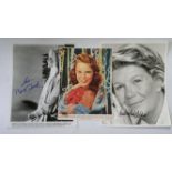 CINEMA, signed photos, inc. 8 x 10 (2), Barbara del Geddes, Bo Derek; Janet Leigh (colour magazine