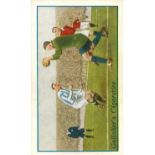 GALLAHER, Footballers (1-50), complete, red, G to VG, 50