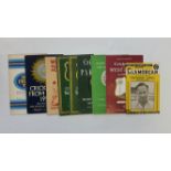 CRICKET, literature selection, inc. souvenir handbook, tour guides, programmes; New Zealand 1958,