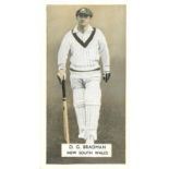 CARRERAS, Cricketers, complete, brown backs, inc. D Bradman, G to VG, 50