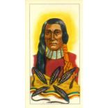 MIXED, trade, Wild West, complete (6), inc. Stamp Corner American Indian Tribes, GP Tea, Burtons
