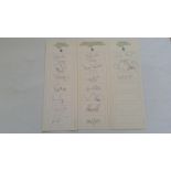 CRICKET, Pakistan autographs, inc. Test Captains cards signed by H Mohammad, M Mohammah, I Alan, W