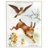 PLAYERS, A Nature Calendar, complete, a couple G, generally VG, 24