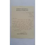 CRICKET, handwritten letter signed by Martin Bicknell, on headed 'Martin Bicknell Benefit Year 1997'