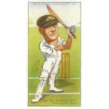MIXED, complete (19), inc. Players, Cricketers 1930, 1934 & 1938, Caricatures by RIP; Wills,