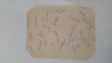 FOOTBALL, Bury, signed white page, inc. Wilson, Goram, Simms, Conroy, Sale etc.(22), folds,