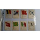 BDV, silks, complete (2), inc. Flags 12th series M120 & Flags 15th Series L65, some fraying,