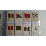 PHILLIPS, BDV Silks, Flags 25th series, complete, inc. last 6 scarce numbers, VG, 126