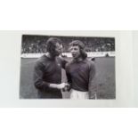 FOOTBALL, signed b/w photos, inc. Jim Montgomery, signed in blue ink; Ronnie Boyce (b/w photograph