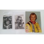 MOTOR RACING, signed photo selection, inc. Sir John Whitmore, Jackie Stewart (signed to reverse of