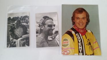 MOTOR RACING, signed photo selection, inc. Sir John Whitmore, Jackie Stewart (signed to reverse of