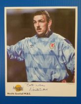 FOOTBALL, Neville Southall Everton & Wales, colour Autograph editions 10x8 photograph nicely