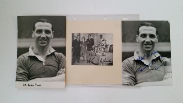 MIXED SPORT, signed selection, inc. Tommy Lawton signed b/w 5 x 4 photograph, blue ink, signed 'Best