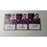 CRICKET, Yorkshire autograph photocards, inc. Jonny Bairstow, Ollie Robinson, Azeem Rafiq, Ryan