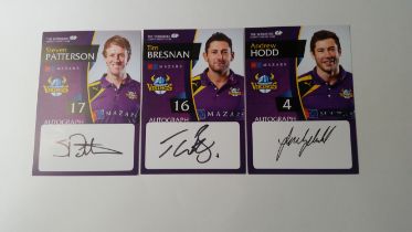 CRICKET, Yorkshire autograph photocards, inc. Jonny Bairstow, Ollie Robinson, Azeem Rafiq, Ryan