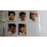 TOTAL PETROL, Cricket cards, inc. India (11), Tendulkar, Kambli, Dev, Azharrudin; South Africa (11),