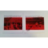 FOOTBALL, World Cup 1966 signed 40th anniversary greetings cards, inc. one signed by Bobby Charlton,