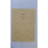 CRICKET, signed team sheets, inc. Leicestershire 2007 (14 signatures), Stuart Broad, R Singh, Mark
