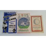 FOOTBALL, England v Scotland programmes, 1947 played at Wembley, 1948 played in Glasgow, 1951 played