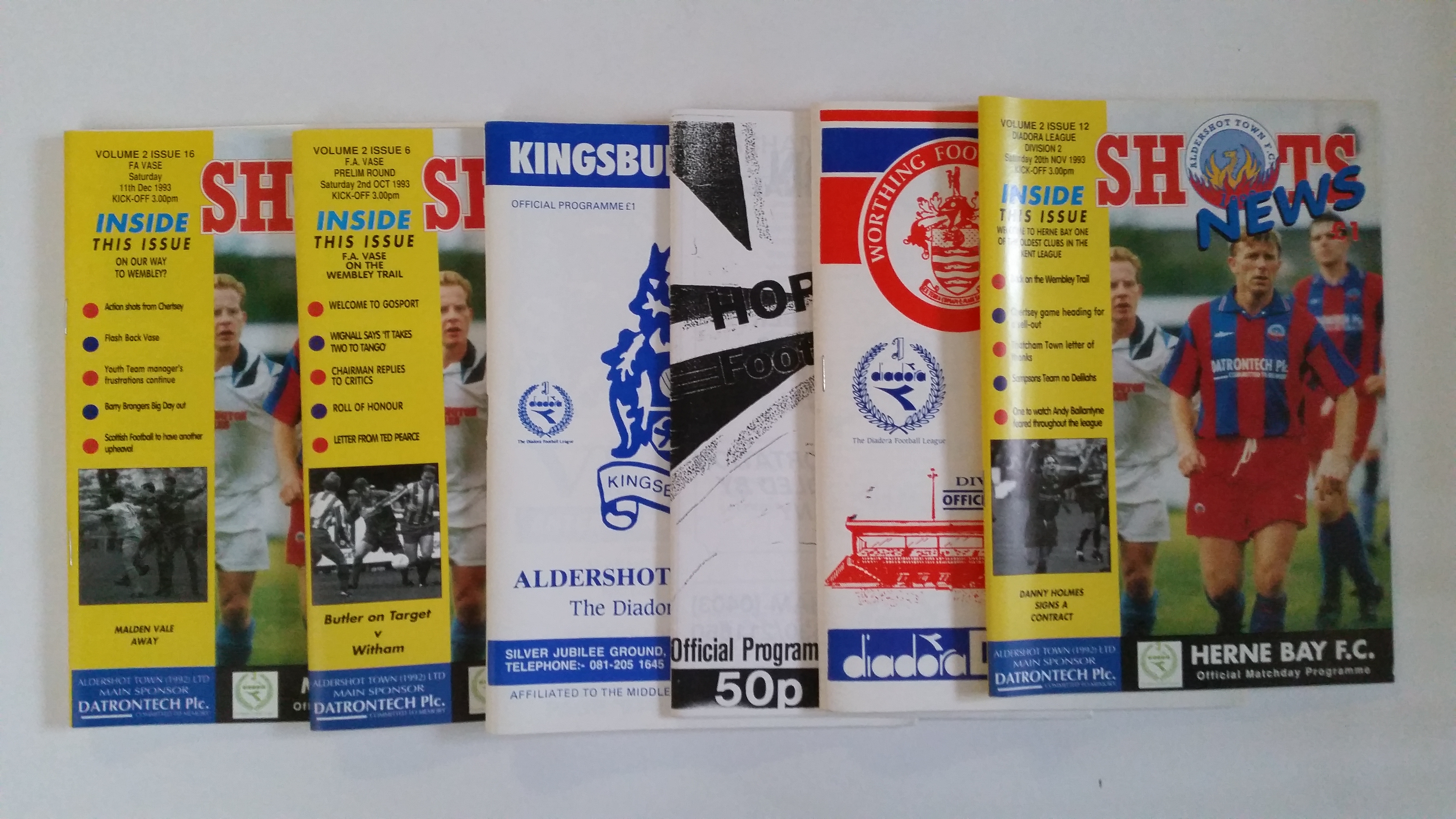 FOOTBALL, selection, inc. mainly programmes, 70s onwards, Aldershot v Lincoln City, Cardiff, - Image 2 of 4