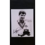 CRICKET, signed photos, inc. Sir Richard Hadlee signed press photograph, b/w, black ink; Clyde