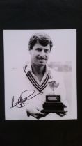 CRICKET, signed photos, inc. Sir Richard Hadlee signed press photograph, b/w, black ink; Clyde