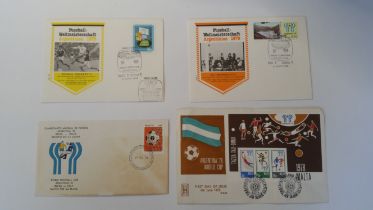 FOOTBALL, commemorative covers, World Cup 1978 editions, inc. Brazil v Italy 3rd place match, Final,