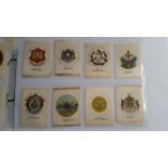 BDV, silks, complete, Arms of Countries & Territories, complete, medium, some fraying, FR to VG, 62