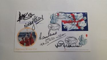 FOOTBALL, World Cup 1966 signed commemorative cover, inc. Nobby Stiles, Martin Peters, Jack