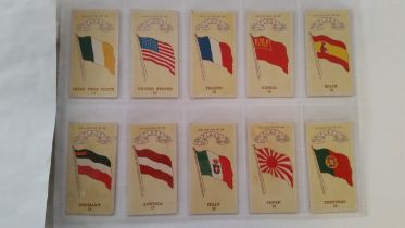 NUGGET POLISH, Flags Of All Nations, near set (49/50), missing no. 49, G to VG, 49